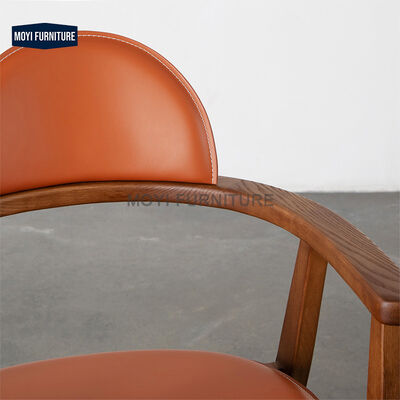 Wood Modern Dining Chair with Backrest Comfortable Relaxation Suitable Japanese Family Living Room Leisure Cafe