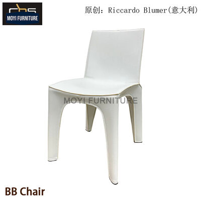 Dining Chair Metal Legs Customizable Italian Luxury Design Leather Backrest Offering Exceptional Seating Experience