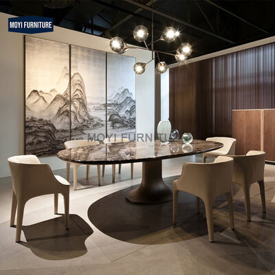 Mail Packing Dining Room Set Upholstered Dining Chair Fiberglass Frame Fabric Comfortable Restaurant Hotel Seating Option