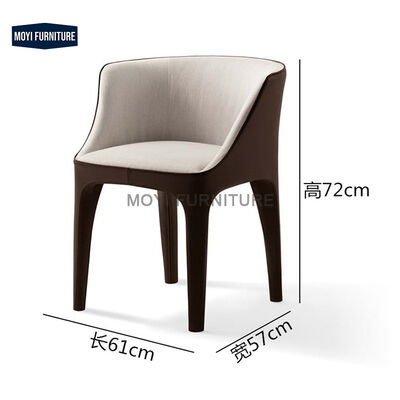 Mail Packing Dining Room Set Upholstered Dining Chair Fiberglass Frame Fabric Comfortable Restaurant Hotel Seating Option