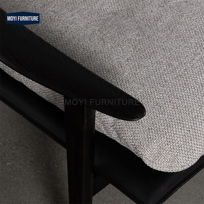 Carpet Recommended Arm Chair Modern Nordic Ash Wood Dining Chair Foshan Comfortable Seating Home Furniture