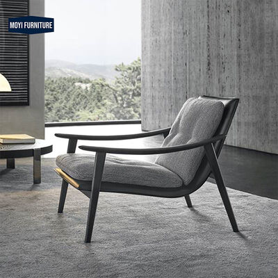 Carpet Recommended Arm Chair Modern Nordic Ash Wood Dining Chair Foshan Comfortable Seating Home Furniture