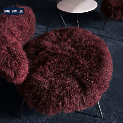 Velvet Fabric Chair Metal Feet Multicolour Minimalist Living Room Furniture Lounge Chair Modern Design for Hotel Bedroom