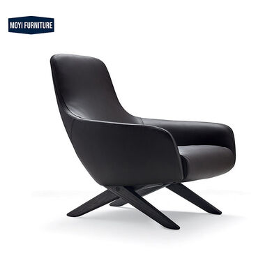 Carpet Recommended Modern Comfortable Single Person Leather Leisure Chair Stylish Single Seating Living Room