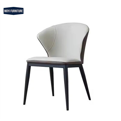 Dining Room Furniture Comfortable Leather Chair with Fully Enclosed Backrest Stylish Design Mail Packing Y Included
