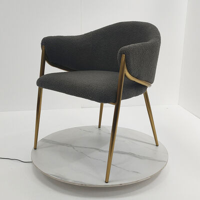 Modern Dinner Chair Contemporary Stainless Steel Metal Dining Chairs Fashion Home Furniture Restaurant Dining Room