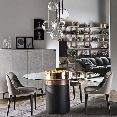 Dinning Room Set Modern Italian Luxury Minimalist Chair Backrest Hotel Coffee Shop Leisure Highend Dining Seating Chair