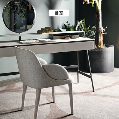 Dinning Room Set Modern Italian Luxury Minimalist Chair Backrest Hotel Coffee Shop Leisure Highend Dining Seating Chair
