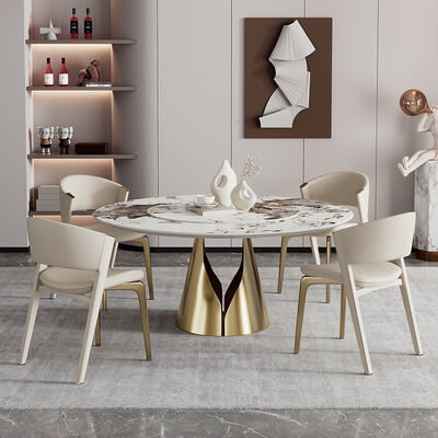 Standard Size Luxury Dining Chair Upholstered Leather Italian Modern Legs Kitchen Restaurant Dining Room Chairs