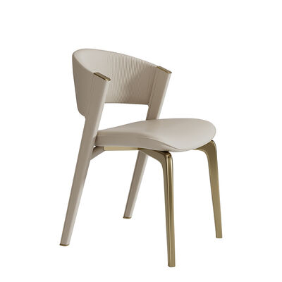 Standard Size Luxury Dining Chair Upholstered Leather Italian Modern Legs Kitchen Restaurant Dining Room Chairs