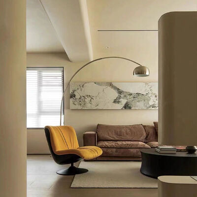 Mail Packing Leather Minimalist Rotatable Single Sofa Chair Casual Creative Designer Living Room Contemporary Seating