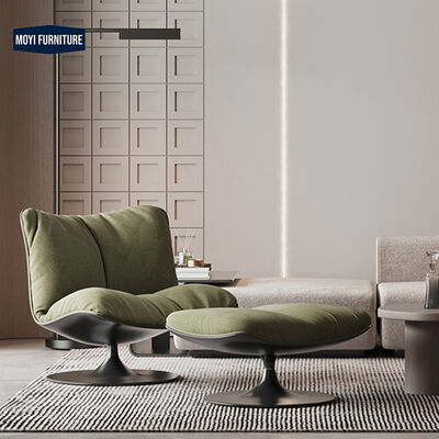 Mail Packing Leather Minimalist Rotatable Single Sofa Chair Casual Creative Designer Living Room Contemporary Seating
