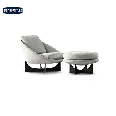 Arm Chair Modern Linen Fabric Single Italian Living Room Sofa Chair Leisure Chair Light Luxury Hotel Room Comfort Style