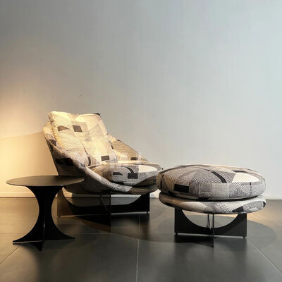 Arm Chair Modern Linen Fabric Single Italian Living Room Sofa Chair Leisure Chair Light Luxury Hotel Room Comfort Style