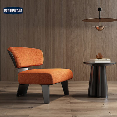 Fabric MOYI Luxury Armchairs Metal Lounge Chairs Modern Leisure Sofa Chairs with Furry Living Room Design Mail Packing Y
