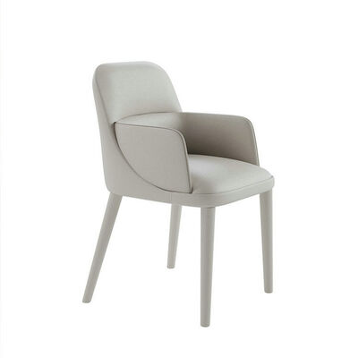 Office Building Standard Size Upholstered Velvet Dining Chair Luxury Pu Fashionable Design High Back