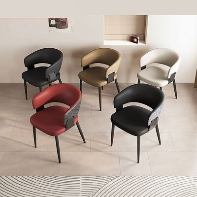 Durable Dining Chair Fabric Armrest Coffee Shops Cafeteria Breakfast Bar Wood Modern Leg Catering Cafe Chairs Restaurant