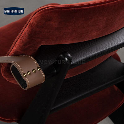 Carpet Recommended MOYI Nordic Modern Accent Chair Wooden Boucle Lounge Chair Living Room Relax Leisure Comfortable Chair