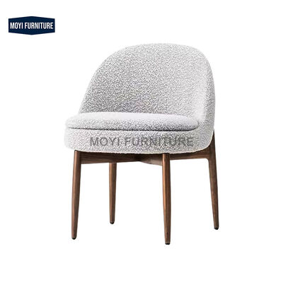 Dining Room Furniture Wood Leg Dining Chair Fabric Seat and Back Contemporary Seating Options