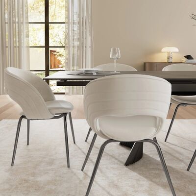Dining Room Furniture Comfortable Velvet Dining Chair with Stainless Steel Frame Gold Legs Modern Design Mail Packing Y