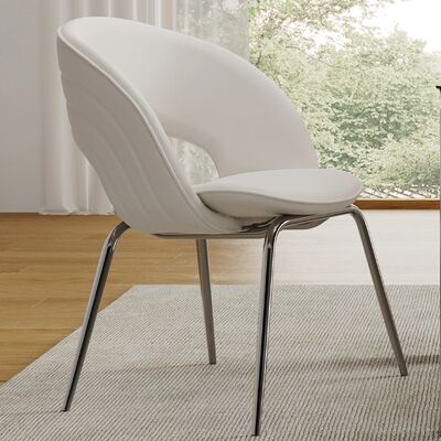Dining Room Furniture Comfortable Velvet Dining Chair with Stainless Steel Frame Gold Legs Modern Design Mail Packing Y