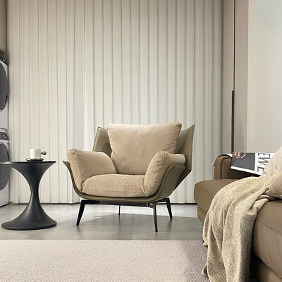 Living Room Furniture Upholstered Leather Recliner Chair Vintage Accent Design Style Modern Bedroom Dining Sitting Room