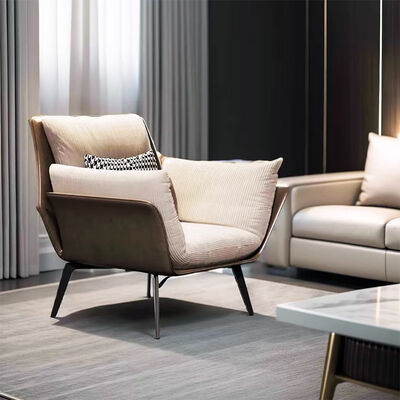 Living Room Furniture Upholstered Leather Recliner Chair Vintage Accent Design Style Modern Bedroom Dining Sitting Room