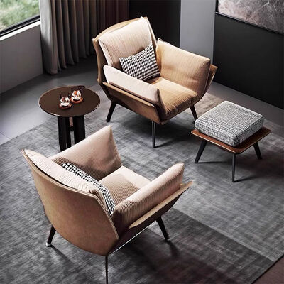 Living Room Furniture Upholstered Leather Recliner Chair Vintage Accent Design Style Modern Bedroom Dining Sitting Room