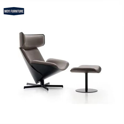 Arm Chair Modern Living Room Furniture Swivel Leather Accent Sofa Chair Lounge Chaise Chair Ottoman Version Included