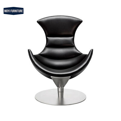 Synthetic Leather High Back Recliner Chair Featuring Main Material Leather Wood Metal and Fjords Lobster Design Accent