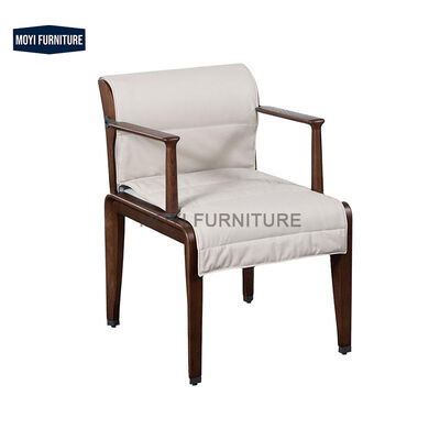 end MOYI Modern Lounge Chair Including Foam Filling Material Comfortable Upholstered Seat and Contemporary Wooden Legs
