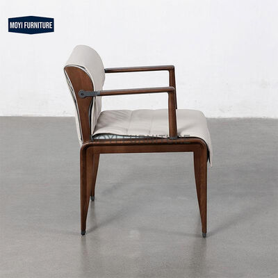 end MOYI Modern Lounge Chair Including Foam Filling Material Comfortable Upholstered Seat and Contemporary Wooden Legs