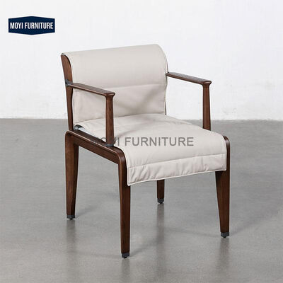 end MOYI Modern Lounge Chair Including Foam Filling Material Comfortable Upholstered Seat and Contemporary Wooden Legs