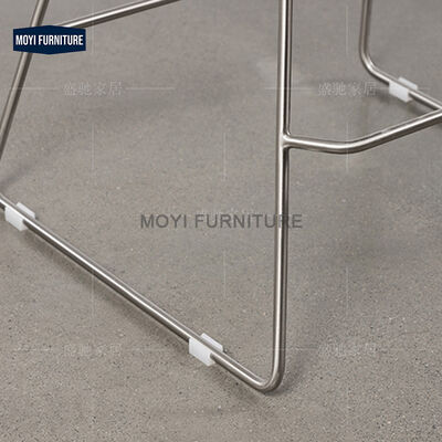 MOYI  Restaurant Bar Chair Saddle Leather Cover High Bar Stool Modern Dining Chair Dining Room Furniture Stool Chair