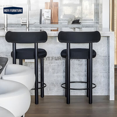 MOYI Nordic Indoor Furniture Luxury Kitchen Island Stool Chairs for Club Modern Restaurant Chairs
