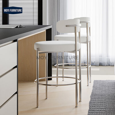MOYI Nordic Indoor Furniture Luxury Kitchen Island Stool Chairs for Club Modern Restaurant Chairs