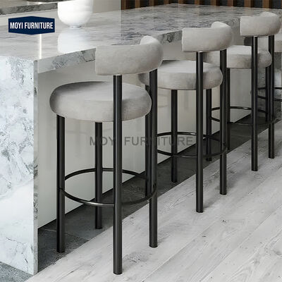 MOYI Nordic Indoor Furniture Luxury Kitchen Island Stool Chairs for Club Modern Restaurant Chairs