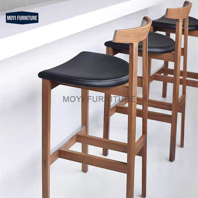 MOYI Modern Designer Stools Wooden Bar Chairs Bar High Chairs High Stool bar Chairs