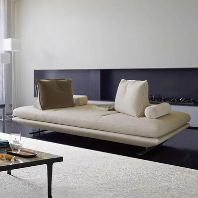 MOYI Italian Minimalism Linen Fabric Living Room Sofa Luxury Modern Design Lounge Sofa Set for Hotel Room Furniture