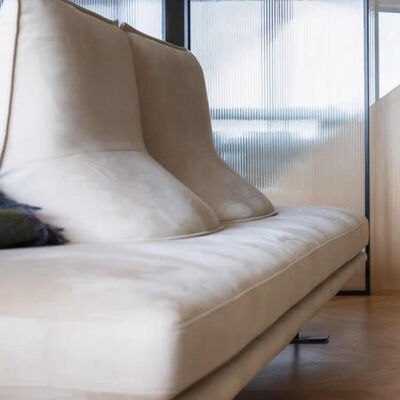 MOYI Italian Minimalism Linen Fabric Living Room Sofa Luxury Modern Design Lounge Sofa Set for Hotel Room Furniture