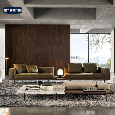 Fabric Sectional Living Room Sofa Set Furniture L Shape Sofas Sectionals Chaise Velvet Couch Modern Design Sofa
