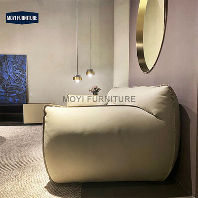 Modern Minimalist Design 2 Seat Couch Customized Leather Living Room Sofa Set Furniture