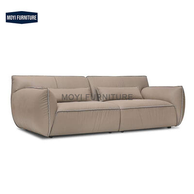 Modern Minimalist Design 2 Seat Couch Customized Leather Living Room Sofa Set Furniture