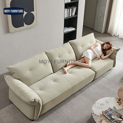 Italian Minimalist Creative Living Room Hotel Villa Three Seat Sofa  Fabric Lounge Sofa Furniture