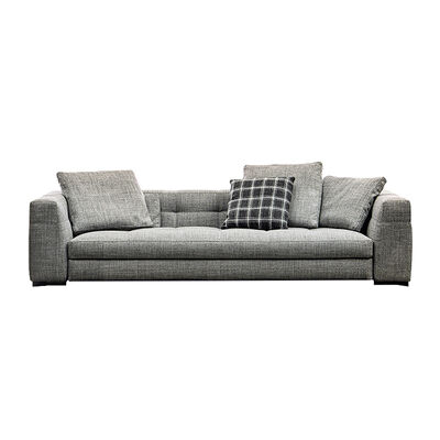 High Quality Custom Modern 4-Seater Sectional Sofa Set Luxury Fabric Couch for Villa Living Room & Hotel Furniture