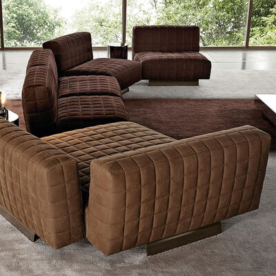 2025 Luxurious Italian Synthetic Leather Combination Sofa, Corner Modular Living Room Home Sofa
