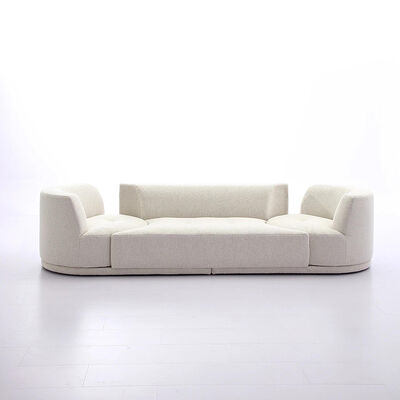 Modern Luxury Velvet Settee for Living Room Swivel Wall Sofa Reliable Fabric Furniture