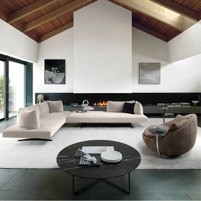 High-End Designer Style Luxury Villa Style Living Room Minimalist Modern Sofa for Villa Apartment