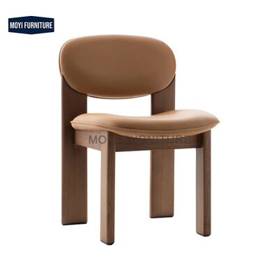 Modern Design Family Dining Room Furniture Ash Solid Wood Leather Dining Chair for Home Hotel Restaurant Chairs