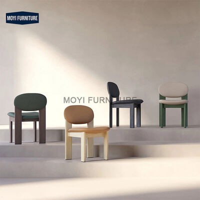 Modern Design Family Dining Room Furniture Ash Solid Wood Leather Dining Chair for Home Hotel Restaurant Chairs
